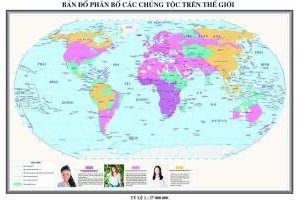 Bản đồ phân bố các chủng tộc trên thế giới